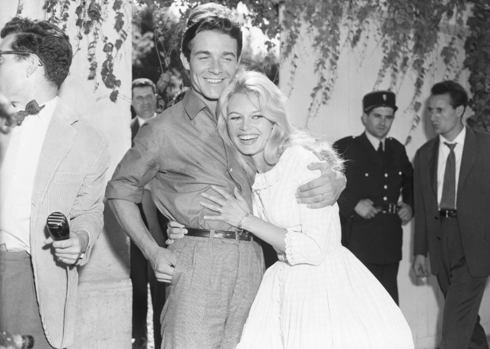 Jacques Charrier and Brigitte Bardot — Feb. 18, 1959